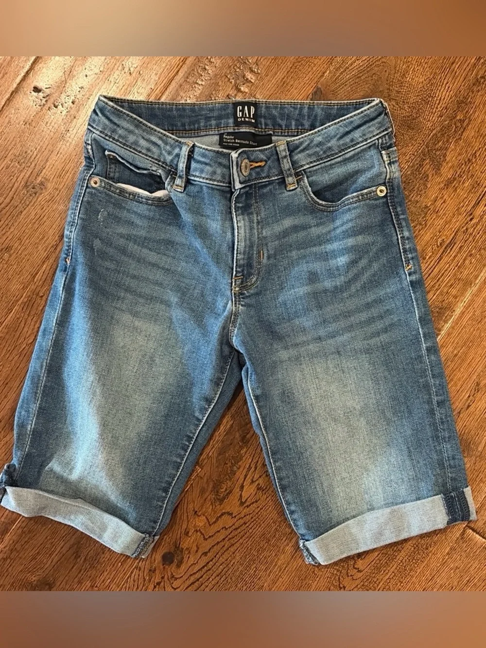 Girls Bermuda Denim Shorts